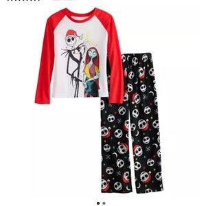 Girls size 8 Nightmare Before Christmas PJ’s